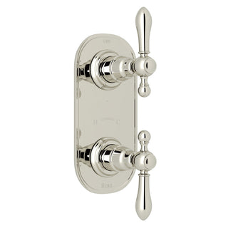 Polished Nickel Thermostatic Shower Trim with Diverter