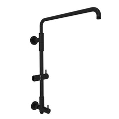 Hero | complete Matte Black retro-fit shower column riser with diverter