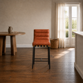 Scale | the stool against a full window in the plaster room, true size
