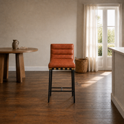 Scale | the stool against a full window in the plaster room, true size