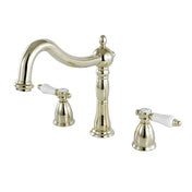 Roman Tub Faucet, Bel-Air, Two-Handle 3-Hole in Polished Brass