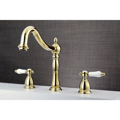 Roman Tub Faucet, Bel-Air, Two-Handle 3-Hole in Polished Brass