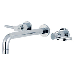 Roman Tub Faucet, Concord, Two-Handle, Wall Mount, Brass, Polished Chrome