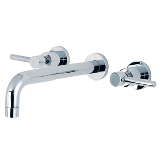 Roman Tub Faucet, Concord, Two-Handle, Wall Mount, Brass, Polished Chrome