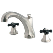 Roman Tub Faucet, Duchess, Two-Handle 3-Hole in Brushed Nickel