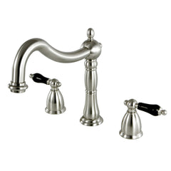 Roman Tub Faucet, Duchess, Two-Handle 3-Hole in Brushed Nickel