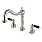 Roman Tub Faucet, Duchess, Two-Handle 3-Hole in Brushed Nickel