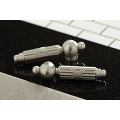 Roman Tub Faucet, Georgian, Two-Handle Deck Mount in Brushed Nickel
