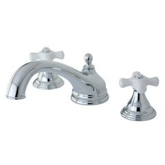 Roman Tub Faucet, Heirloom, Two-Handle 3-Hole in Polished Chrome