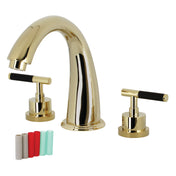 Roman Tub Faucet, Kaiser, Two-Handle Deck Mount in Polished Brass