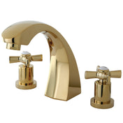 Roman Tub Faucet, Millennium, Two-Handle Deck Mount in Polished Brass