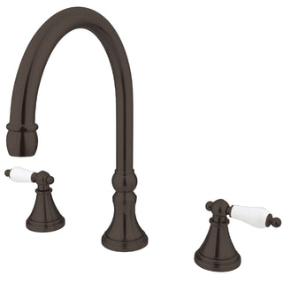 Roman Tub Faucet, Tulare, Two-Handle 3-Hole in Oil Rubbed Bronze