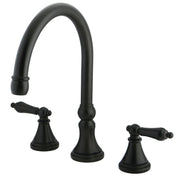 Roman Tub Faucet, Tulare, Two-Handle Deck Mount in Oil Rubbed Bronze