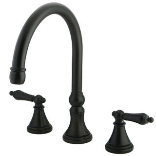 Roman Tub Faucet, Tulare, Two-Handle Deck Mount in Oil Rubbed Bronze