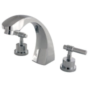 Roman Tub Faucet, Tulare, Two-Handle Deck Mount in Polished Chrome