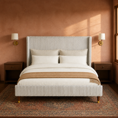 Grevane Ronay Corduroy Wingback Bed - image 8