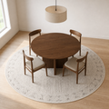 Dining room | the rug shown in a dining room