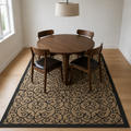Dining room | the rug shown in a dining room