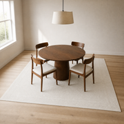 Dining room | the rug shown in a dining room