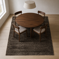 Dining room | the rug shown in a dining room