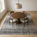 Dining room | the rug shown in a dining room