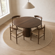 Dining room | the rug shown in a dining room