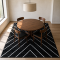 Dining room | the rug shown in a dining room