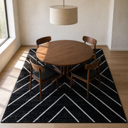 Dining room | the rug shown in a dining room