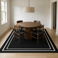 Dining room | the rug shown in a dining room