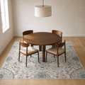 Dining room | the rug shown in a dining room