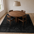 Dining room | the rug shown in a dining room