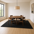 Dining room | the rug shown in a dining room