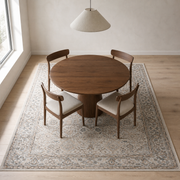 Dining room | the rug shown in a dining room