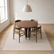 Dining room | the rug shown in a dining room