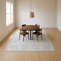Dining room | the rug shown in a dining room