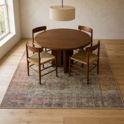 Dining room | the rug shown in a dining room