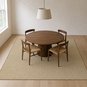 Dining room | the rug shown in a dining room