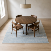 Dining room | the rug shown in a dining room