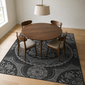 Dining room | the rug shown in a dining room