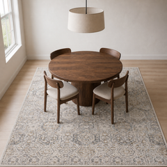 Dining room | the rug shown in a dining room