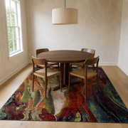 Dining room | the rug shown in a dining room