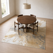 Dining room | the rug shown in a dining room