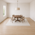Dining room | the rug shown beneath a dining set