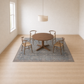 In the room | llynfi oriental area rug beneath a dining set