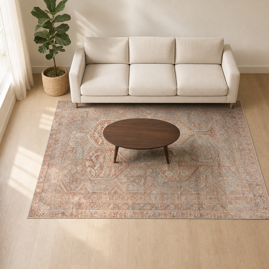 Living room | the rug shown in a living room