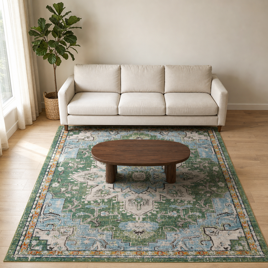 Living room | the rug shown in a living room