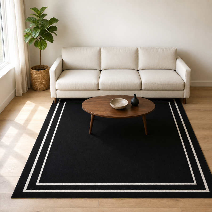Living room | the rug shown in a living room