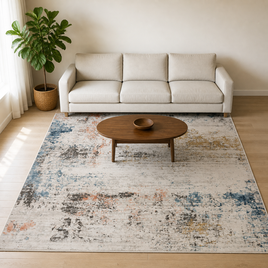 Living room | the rug shown in a living room