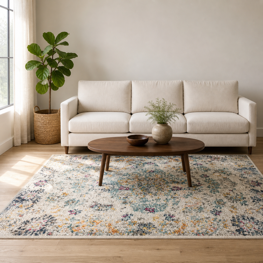 Living room | the rug shown in a living room