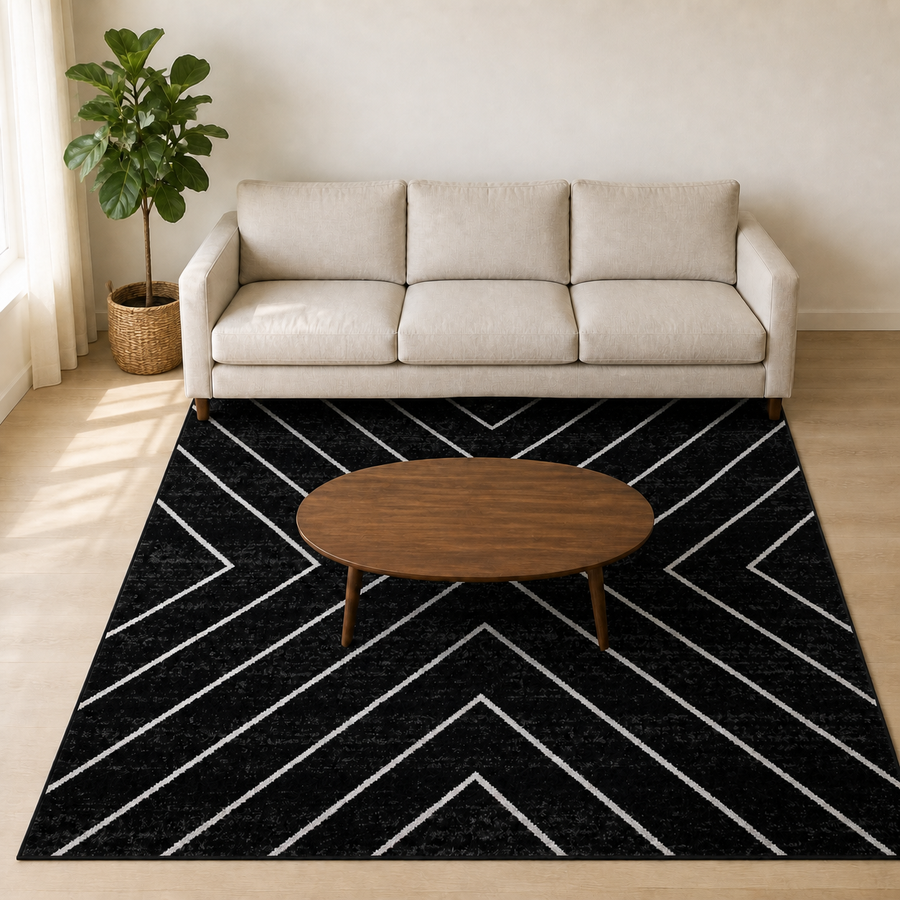 Living room | the rug shown in a living room